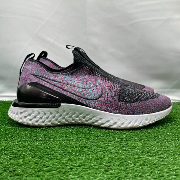 Nike Epic Phantom React Flyknit GS Multi-Color Size 6.5Y Slip On BV1370-002 - Picture 1 of 8